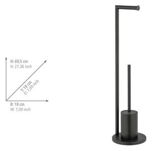 WENKO 25675100 - WC set FERLA 18x69,5 cm černá