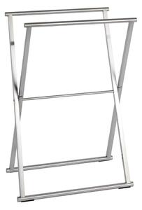 WENKO 22476100 - Stojan na ručníky LAVA 53,5x80,5 cm nerez/stříbrná