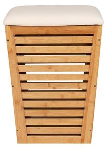 WENKO 25143100 - Koš na prádlo BAMBUSA 40x56 cm hnědá