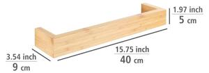 WENKO 24741100 - Držák ručníků BAMBUSA 40x9 cm hnědá