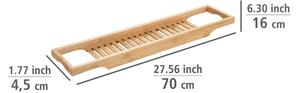 WENKO 24750100 - Polička do vany BAMBUSA 70x16 cm hnědá