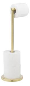 WENKO 25791100 - Držák toaletního papíru 21x55 cm zlatá/stříbrná
