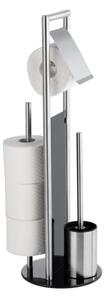 WENKO 24981800 - WC set RAVINA 20x70 cm nerez/stříbrná