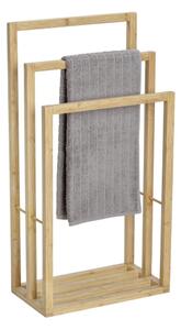 WENKO 25629100 - Stojan na ručníky BAMBUSA 42,5x82 cm hnědá