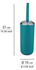 WENKO 21225100 - WC štětka BRASIL 10x37 cm tyrkysová/lesk. chrom