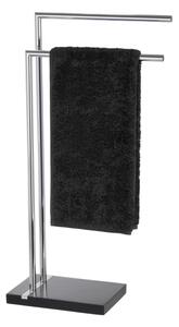 WENKO 20461100 - Stojan na ručníky NOBLE 45,5x82 cm chrom/černá