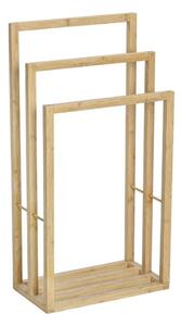 WENKO 25629100 - Stojan na ručníky BAMBUSA 42,5x82 cm hnědá