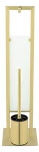 WENKO 26034100 - WC set RIVALTA 18x70 cm nerez/zlatá/bílá/černá