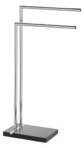 WENKO 20461100 - Stojan na ručníky NOBLE 45,5x82 cm chrom/černá