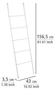 WENKO 22508100 - Držák ručníků VIVA 43x156,5 cm bílá