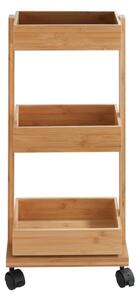 WENKO 24390100 - Regál TORTONA 18x71,5 cm hnědá/černá