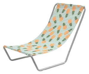 Skládací plážové lehátko SAND PINEAPPLE, barevné