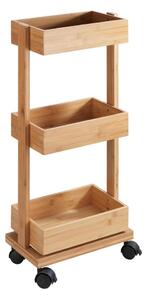 WENKO 24390100 - Regál TORTONA 18x71,5 cm hnědá/černá