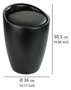 WENKO 24229100 - Stolička CANDY 36x50,5 cm černá