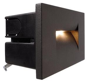 IMPR 763004X VÝPRODEJ VZORKU - Nástěnné zápustné svítidlo Yvette I antracit 5W LED 75lm 3000K - DEKOLIGHT
