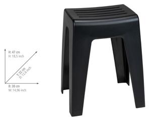 WENKO 25156100 - Stolička KUMBA 38x47 cm černá