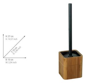 WENKO 26104100 - WC štětka SERRO 10x37 cm hnědá/černá