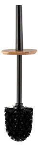 WENKO 25304100 - WC set ROTELLO 10x36 cm černá/hnědá