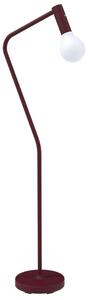 Třešňově červená kovová nabíjecí stojací LED lampa Fermob Aplo 138 cm