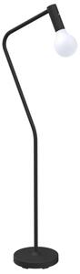 Antracitová kovová nabíjecí stojací LED lampa Fermob Aplo 138 cm