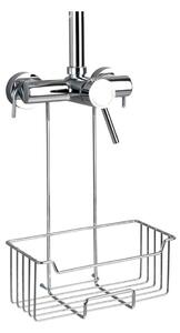 WENKO 23499100 - Sprchová polička MILO 25x36 cm nerez/stříbrná/čirá