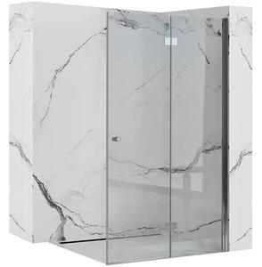 Rea - Sprchové dveře Fold N2 - chrom/transparentní - 80x190 cm L/P
