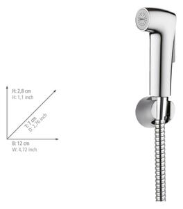 WENKO 23999100 - Bidet set WATERSAVING SYSTEM 12x7 cm lesk. chrom/stříbrná