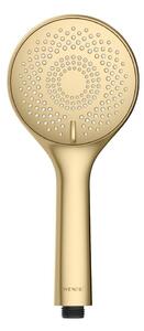 WENKO 26180100 - Sprchová hlavice WATERSAVING SYSTEM 11x11 cm zlatá