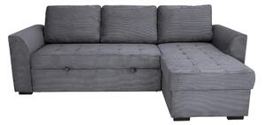 ROHOVÁ SEDAČKA, textil, dřevo, kov, Xora - Sedací soupravy