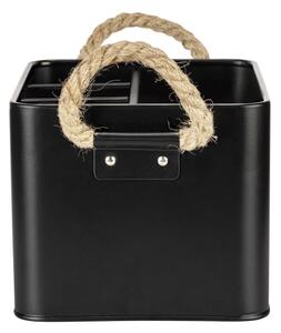 WENKO 24328100 - Úložný box GARA 19x13 cm černá