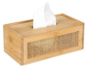 WENKO 25607100 - Box na kapesníky ALLEGRE 25x13 cm hnědá