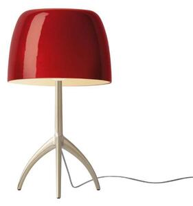 Stolní lampa Foscarini, Červená, Obývací pokoj, Hliník