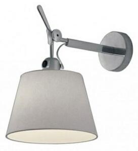 Nástěnná Svítidla Artemide, stmívatelné, Šedá, Obývací pokoj, Tkanina / Textil