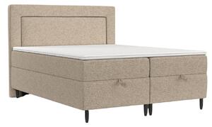 Maison de Rêve Béžová čalouněná postel NEA 200 x 200 cm, boxspring