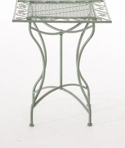 Kovový stůl GS19599 - Zelená antik