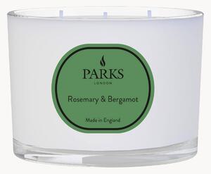 Ručně vyrobená vonná svíčka se třemi knoty Vintage Aromatherapy (rozmarýn, bergamot a levandule)