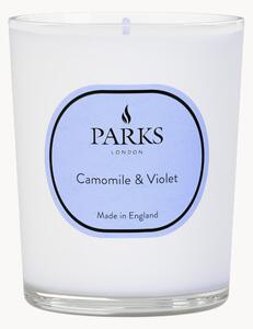 Ručně vyrobená vonná svíčka Vintage Aromatherapy (heřmánek, fialka a jemné pižmo)