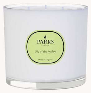 Ručně vyrobená vonná svíčka se třemi knoty Vintage Aromatherapy (konvalinka, bílé květiny a bílé pižmo)