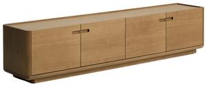 Kave Home Dubový TV stolek Arelida 200 x 40 cm