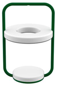 Tmavě zelená nabíjecí stolní LED lampa Fermob Ulli 30 cm
