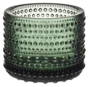 Skleněný svícen Kastehelmi 6,4 cm – Pine Green