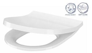 CERSANIT - WC sedátko INVERTO SLIM duroplast SOFT CLOSE, EASY OFF ONE BUTTON K98-0187