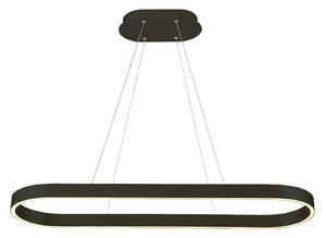 VK Light Orra LED závěsné elipsovité svítidlo Černá1200 mm