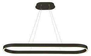 VK Light Orra LED závěsné elipsovité svítidlo Černá1500 mm