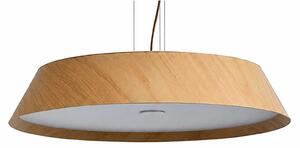 VK Light Woody LED závěsné kulaté dřevěné svítidlo Ø420 mmHnědá