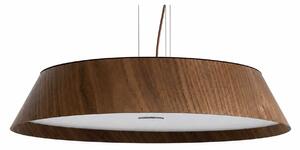 VK Light Woody LED závěsné kulaté dřevěné svítidlo Ø510 mmTmavě hnědá