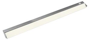PANLUX s.r.o. VERSA LED výklopné nábytkové svítidlo s vypínačem pod kuchyňskou linku 15W, stříbrná Barevná teplota: Teplá bílá
