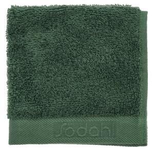 Södahl Tmavě zelený bavlněný ručník Comfort 30 x 30 cm