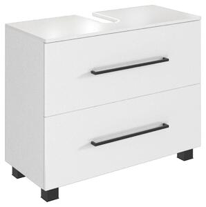 SKŘÍŇKA POD UMYVADLO, bílá, bílá, 70/54/35 cm Held - Koupelnové série, Online Only