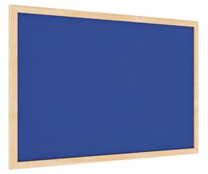 Allboards textilní nástěnka 60x40 cm (modrá) v dřevěném rámu TFD64N